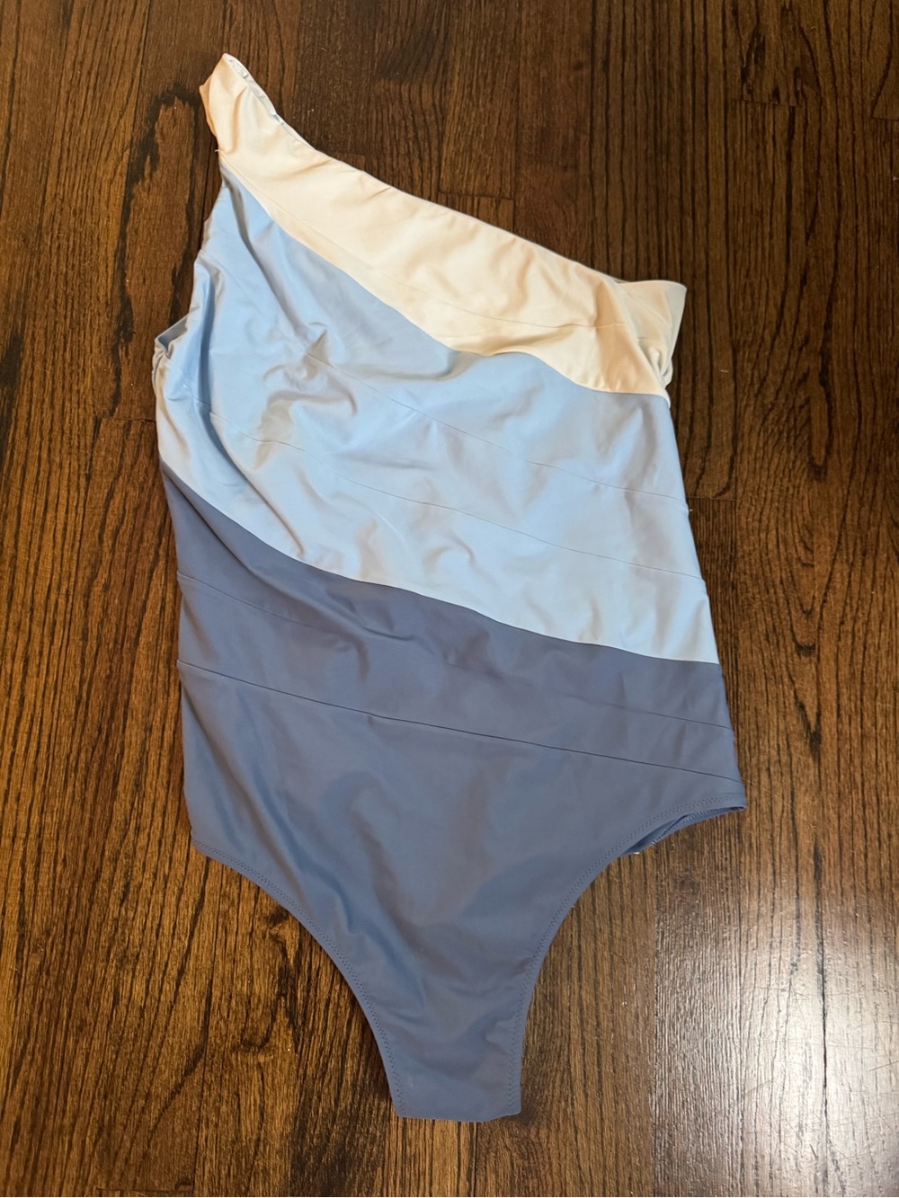 Summersalt sidestroke One-Shoulder Colorblock One-Piece Swimsuit